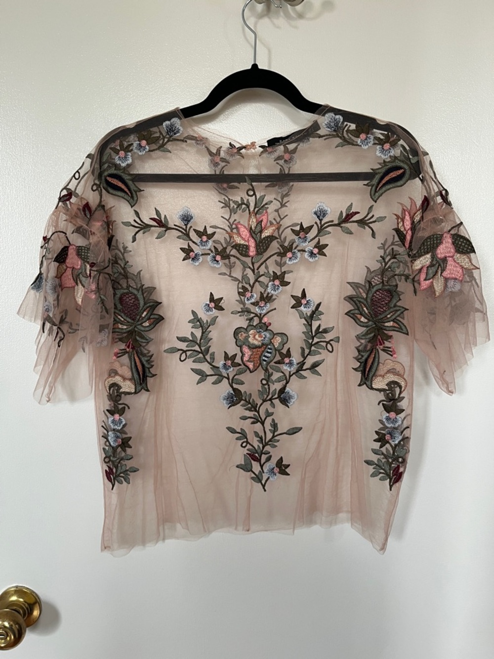Sheer Zara top size small